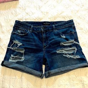 Lucky brand denim distressed shorts